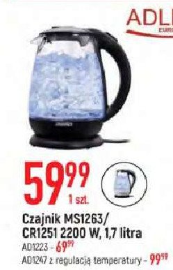 Czajnik ad 1247 Adler promocja