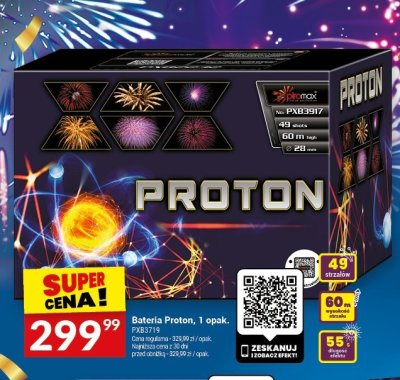 Bateria fajerwerków Proton, 1 opak. promocja w Twój Market