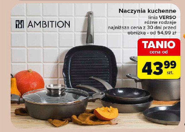 Garnek na indykcję 28 cm 6.7 l verso Ambition promocja