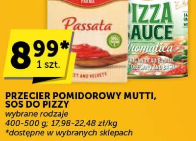 Przecier pomidorowy Mutti sos do pizzy promocja w Groszek