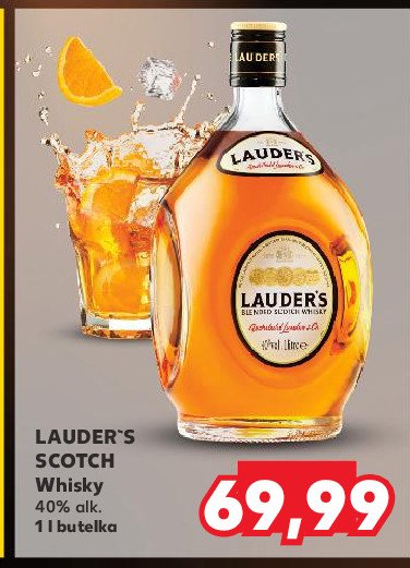 Whisky Lauder's promocja w Kaufland