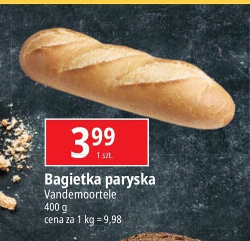 Bagietka paryska Vandemoortele promocja