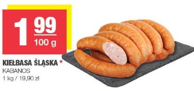 Kiełbasa śląska Kabanos promocja w SPAR