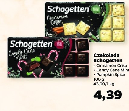 Czekolada candy Schogetten promocja