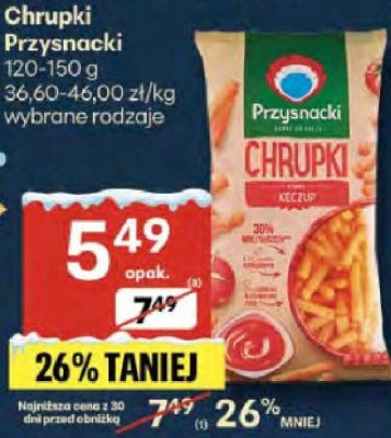 Chrupki Przysnacki Ketchup promocja w Delikatesy Centrum