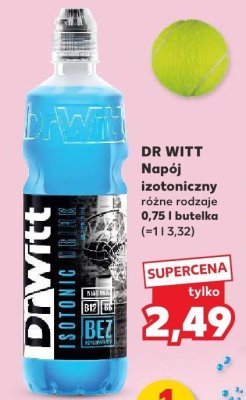 Napój izotoniczny różne rodzaje Dr Witt promocja w Kaufland