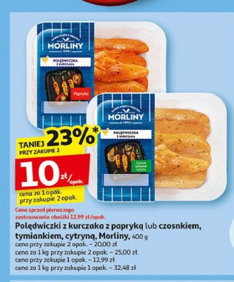 Polędwiczka z kurczaka w marynacie paprykowej Morliny promocja