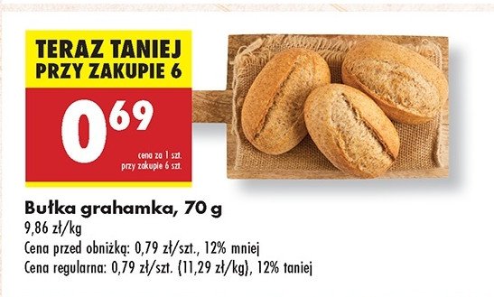 Bułka grahamka promocja w Carrefour Market