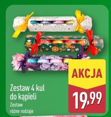 Zestaw do kąpieli Zestaw 4 kul do kąpieli promocja w Aldi