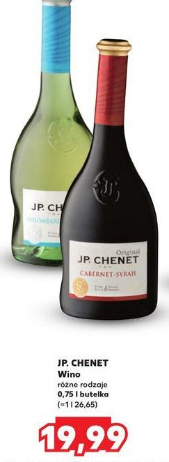 Wino J.p. chenet cabernet-syrah promocja