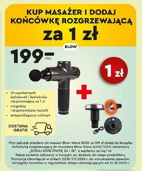 Masażer Blow promocja w Biedronka