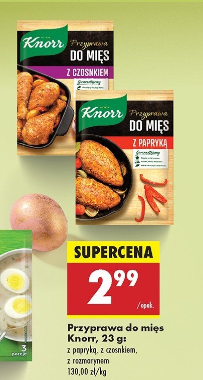Przyprawa do mi臋s z czosnkiem Knorr przyprawa promocja