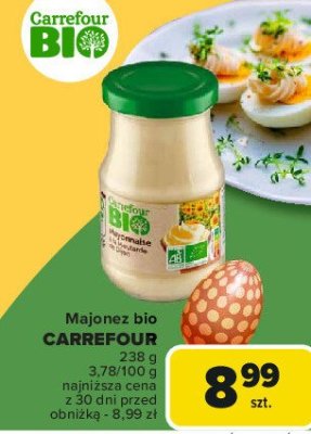 Majonez z musztardą dijon Carrefour bio promocja
