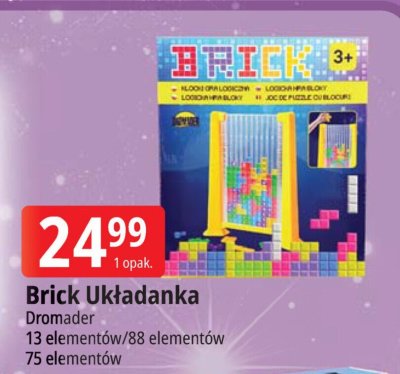Brick Układanka Dromader 13 elementów/88 elementów 75 elementów promocja w Leclerc