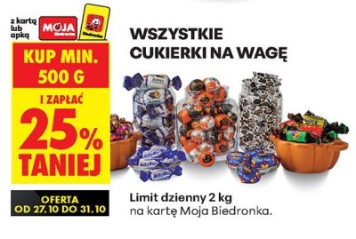 Cukierki promocja w Biedronka