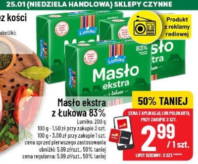 Masło promocja w POLOmarket