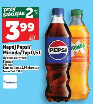 Napój gazowany Mirinda 0,5L promocja w TOPAZ