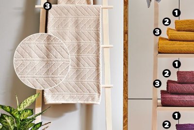 Ręcznik 70x140 cm, różne kolory promocja w Netto