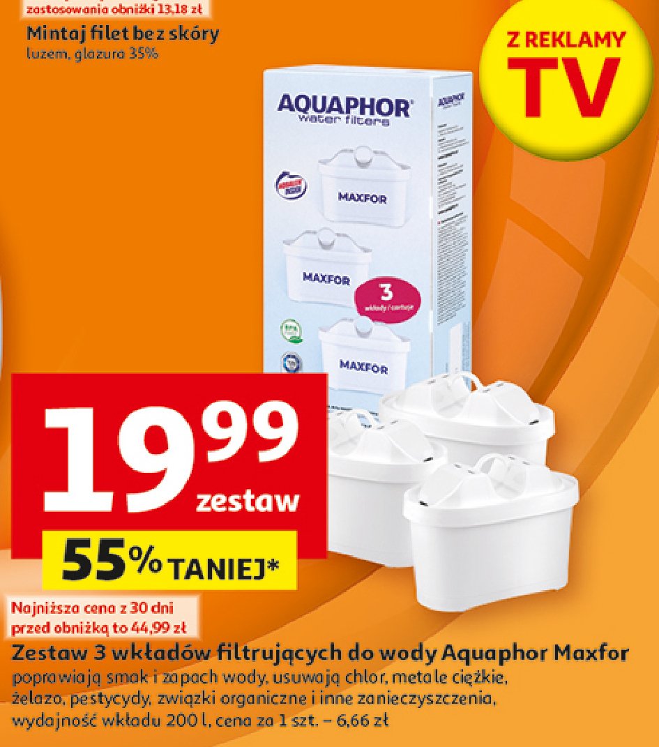 Wkład maxfor Aquaphor promocja w Auchan