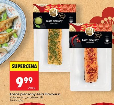 Łosoś pieczony zielone curry 100 g promocja w Biedronka