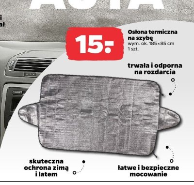 Osłona termiczna na szybę Netto promocja