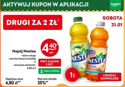 Napój Nestea różne rodzaje promocja w Żabka