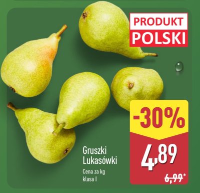 Gruszki promocja w Aldi