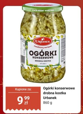 Ogórki konserwowe drobna kostka  promocja w Dino