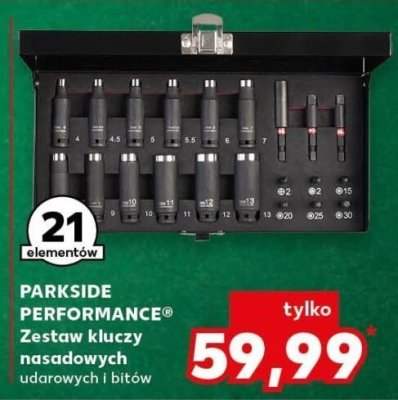 Zestaw kluczy nasadowych i udarowych bitów  promocja w Kaufland