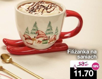 Filiżanka na saniach 250ml promocja w Woolworth
