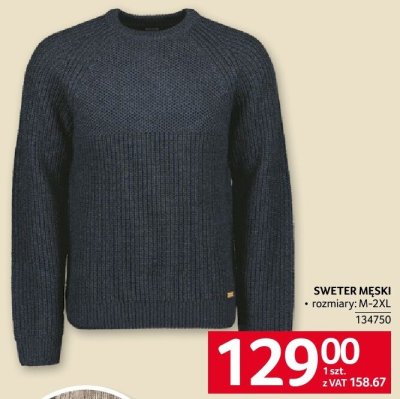 Sweter m臋ski Auchan inextenso promocja w Selgros