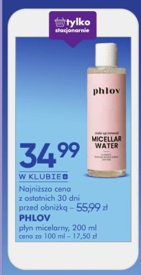Płyn micelarny PHLOY MICELLAR WATER promocja w Super-Pharm
