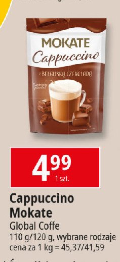 Cappuccino z belgijską czekoladą Mokate cappuccino promocja