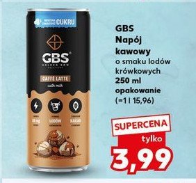 Kawa caffe latte Gbs promocja
