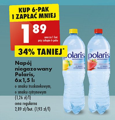 Woda truskawkowa Polaris promocja