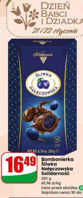 Bombonierka Śliwka Nałęczowska  promocja w Dino