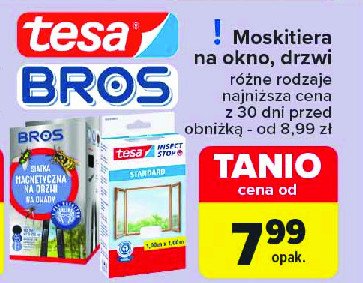 Siatka na drzwi magnetyczna 80-100 x 210-220 cm Bros promocja