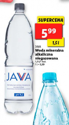 Woda alkaliczna Java promocja