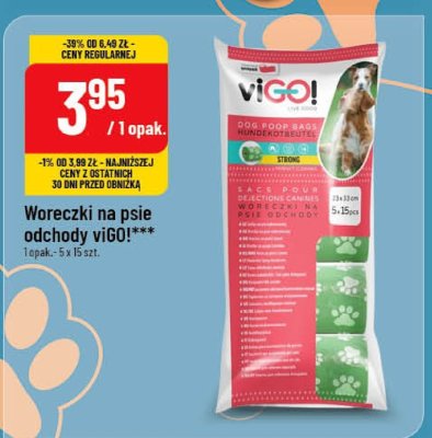 Woreczki na psie odchody viGO! promocja w POLOmarket