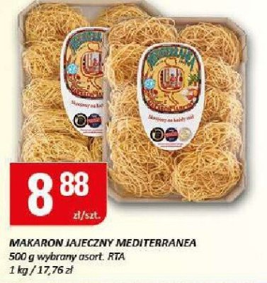 Makaron jajeczny Mediterrenia 1kg promocja w Chorten