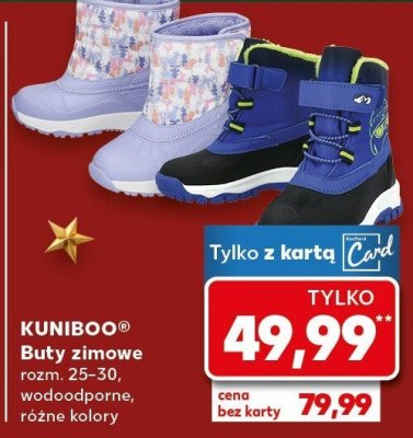 Buty zimowe KUNIBOO promocja w Kaufland