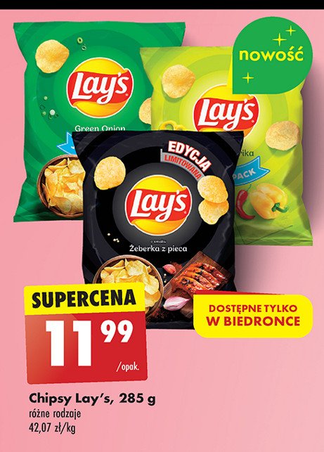 Chipsy ostra papryka Lay's promocja