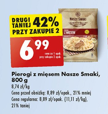 Pierogi z mięsem Nasze smaki promocja