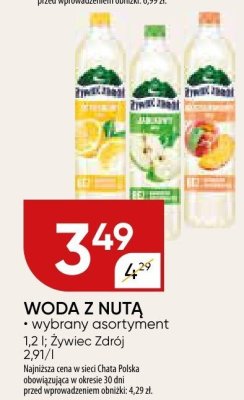 Woda z Nutą Żywiec Zdrój promocja w Chata Polska