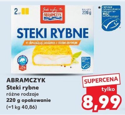 Steki rybne różne rodzaje promocja w Kaufland