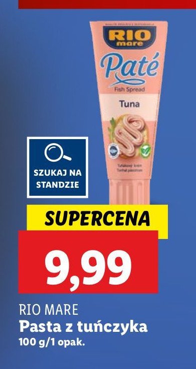 Pasta z tuńczyka Rio mare promocja