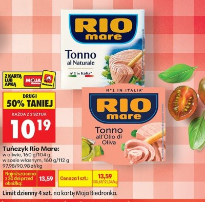 Tuńczyk w sosie własnym promocja w Biedronka