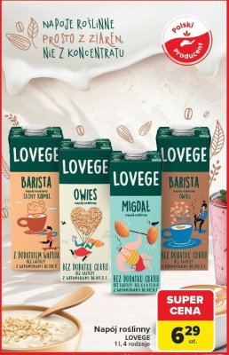 Napój roślinny Lovege promocja w Carrefour