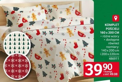 Komplet pościeli 160 x 200 cm różne wzory, dostępne również rozmiary: poszwa 140x200 cm i 200 x 220 cm promocja w Selgros