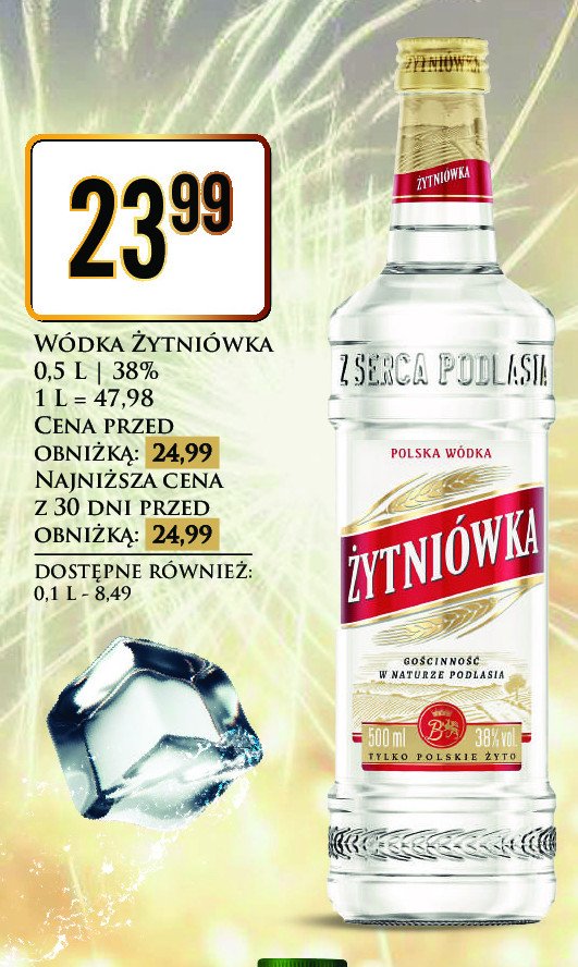 Wódka ŻYTNIÓWKA promocja